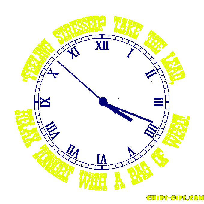  An animated circular design of a watch getting ready to hit 4;20, A joint lights up as soon as it hits 420 Some bags of weed spill out over the clock with the Jingle ' Feeling stressed take the lead, Relax tonight with a bag of weed ' On a transparent background