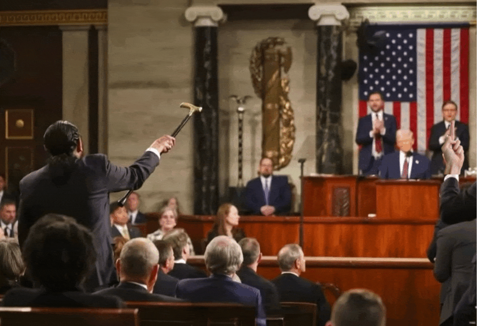 Democrats get mad Al Green cane