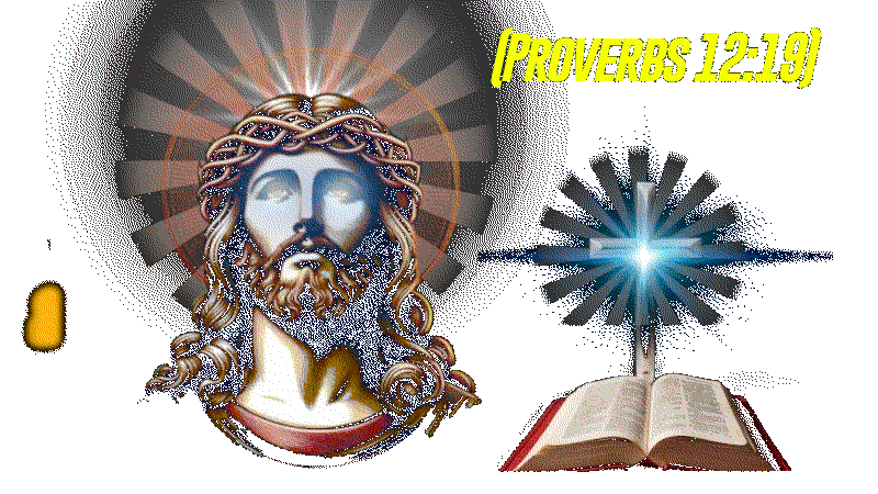 Animated text displays Proverbs 12 22 Lying lips are an abomination to the Lord with a transparent background. The scene is calm and reflective, emphasizing honesty and integrity as a moral value.