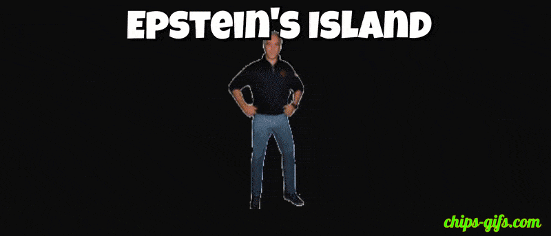  Epstein dancing in front of the pool on his island just before he gets blown up by about 20 guns