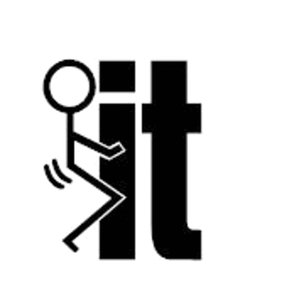  A stick figure fucking the word it