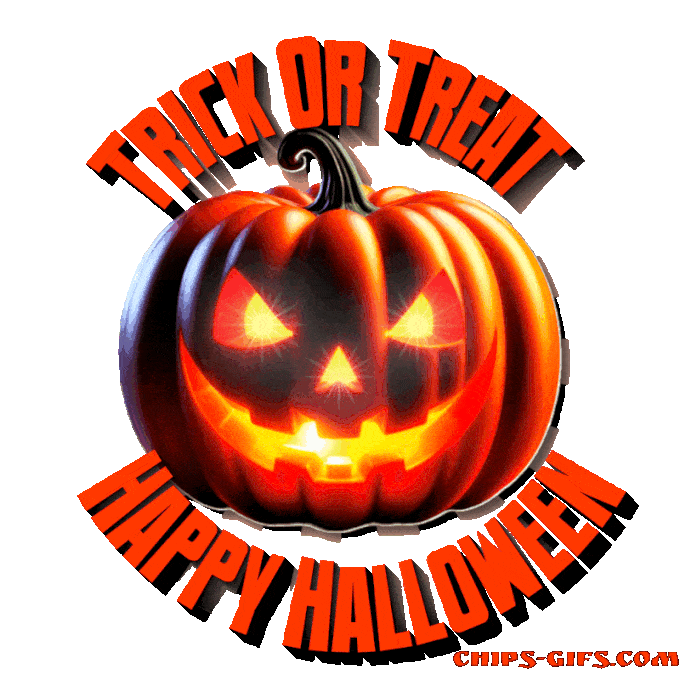  a jackolantern gives you a wink while wishing a Happy Halloween