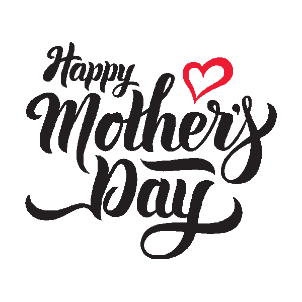 a beautiful beach sunset overlaid with a mother's day greeting