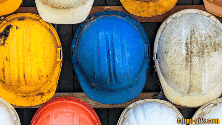 hard hats and tools Symbolizing all the different types of laborers and their contributions On Labor Day
