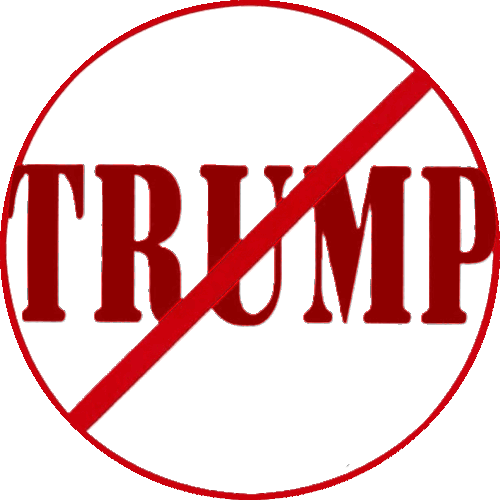 a fancy No Trump sign