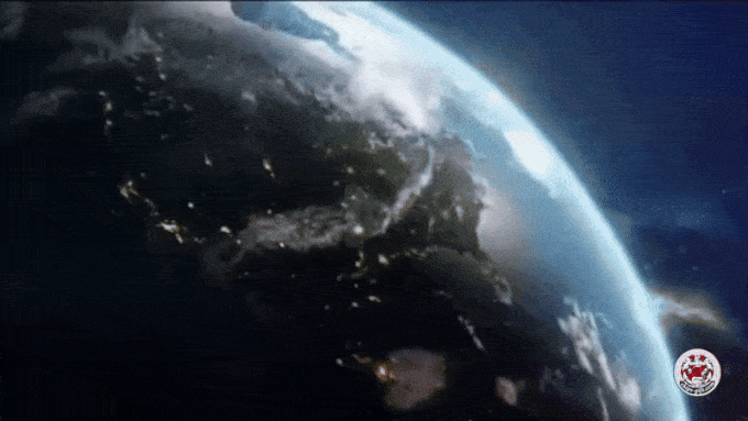 fox News Intro with a bulldog coming in and taking a piss on it