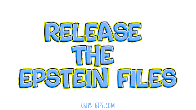 Images of an open safe with all kinds of files and pictures falling out The background is transparent with a bunch of files raining down the message 'Release the Epstein files'