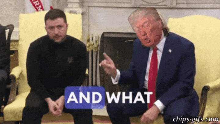 Trump Literally talks shit to Zelenskiy in the Oval Office