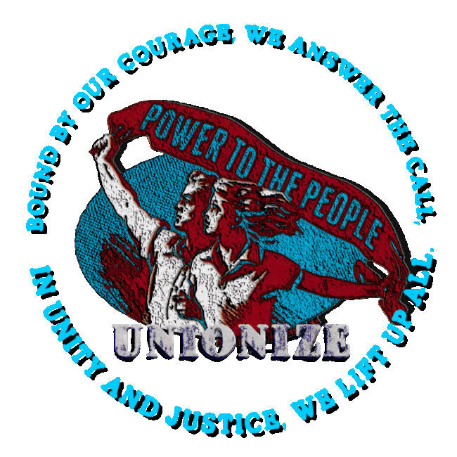 A jingle of a union worker with a union symbol on his hat and a hammer and sickle