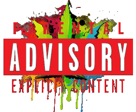 a colorful parental advisory