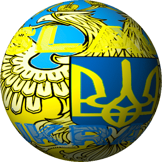 slava ukraine globe